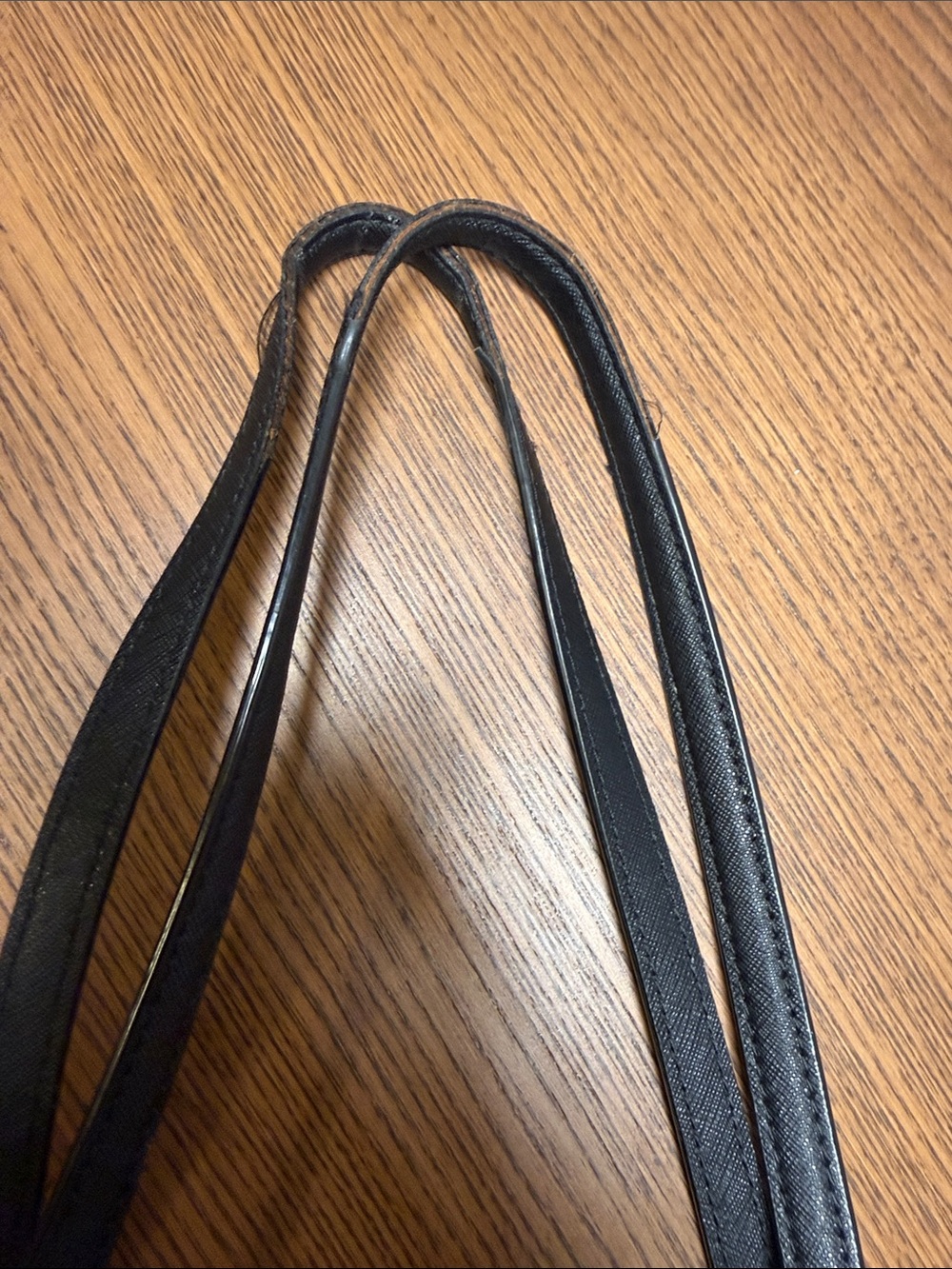 Michael Kors Black Saffiano Leather Tote with Gold Hardware - Picture 4 of 7